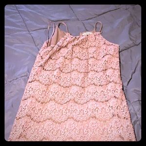 Lace slip dress